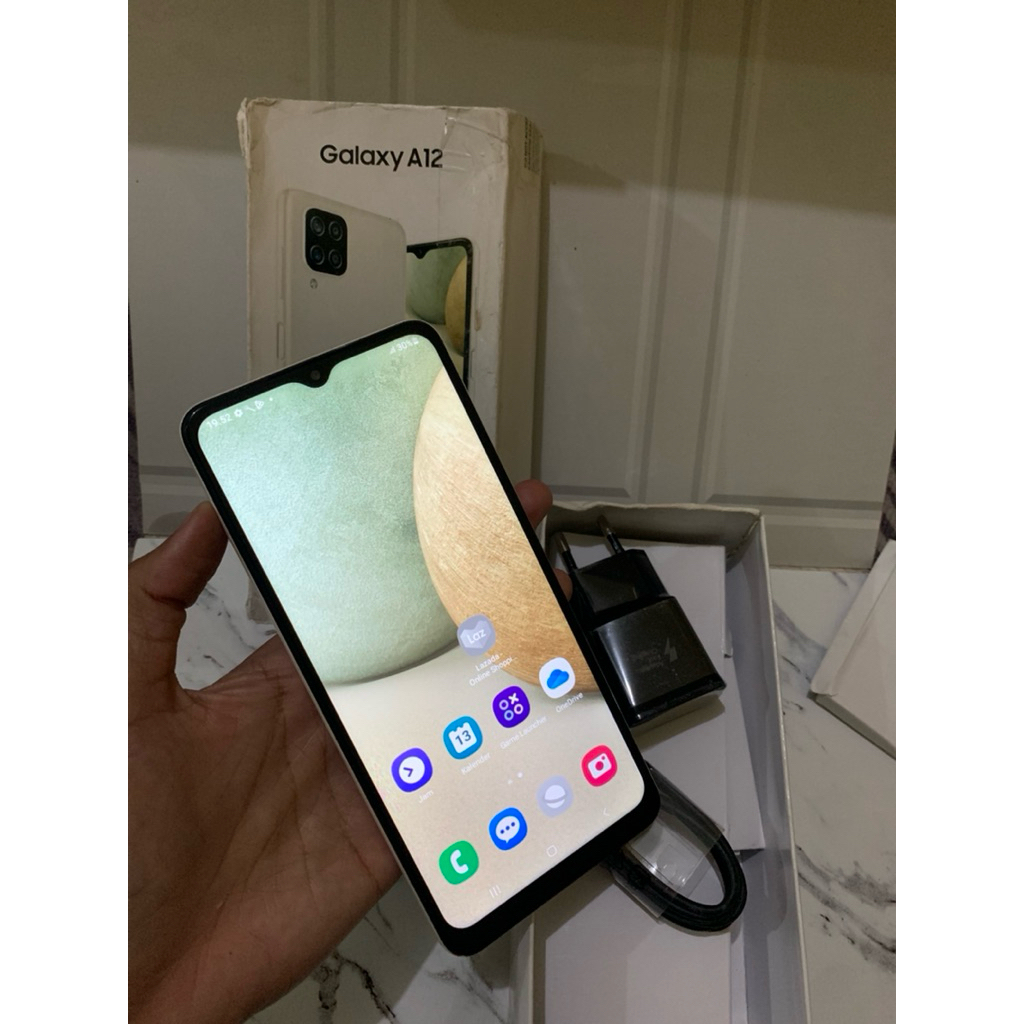 samsung a12 ram 4/128 fullset orian - hp second samsung a12 ram 4/128 second no minus