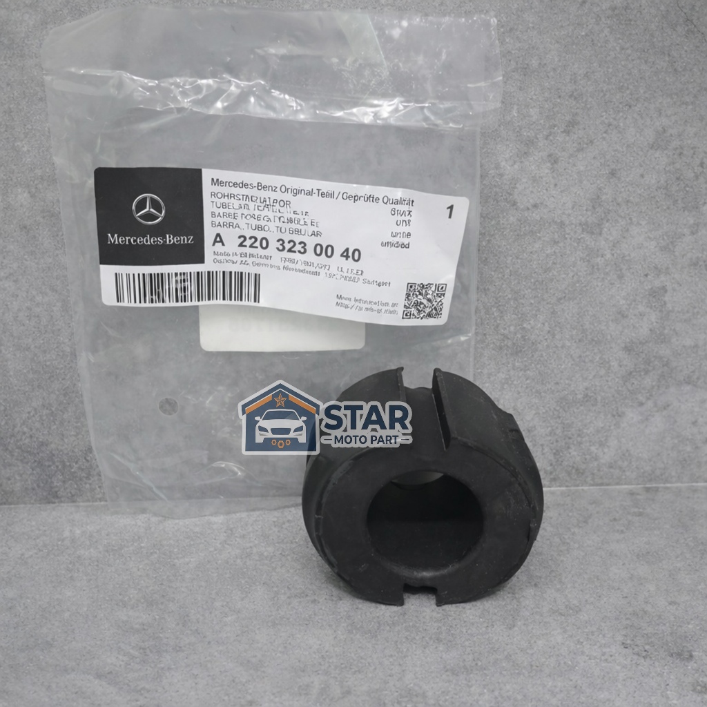 KARET STABIL STABILIZER DEPAN MERCEDES W220 S280 S350 S500 S600 ORIGINAL A2203230040 / TUBULAR TORSI