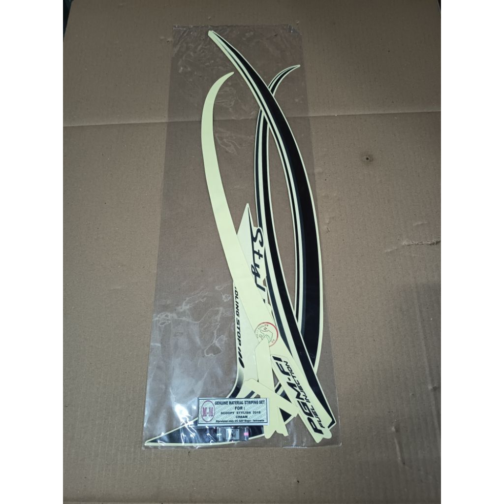 STRIPING SCOOPY STYLISH 2016 CREAM