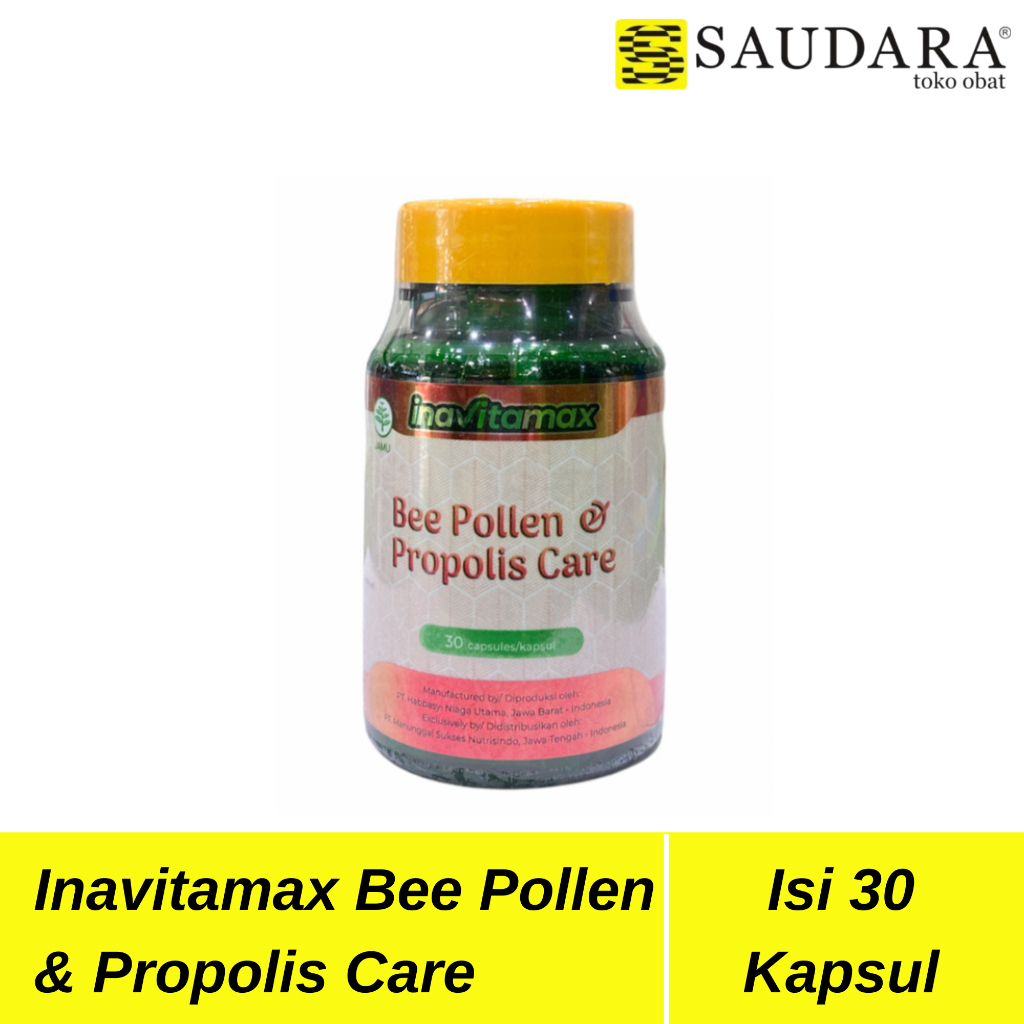 Inavitamax Bee Pollen & Propolis Care (30 Kapsul)