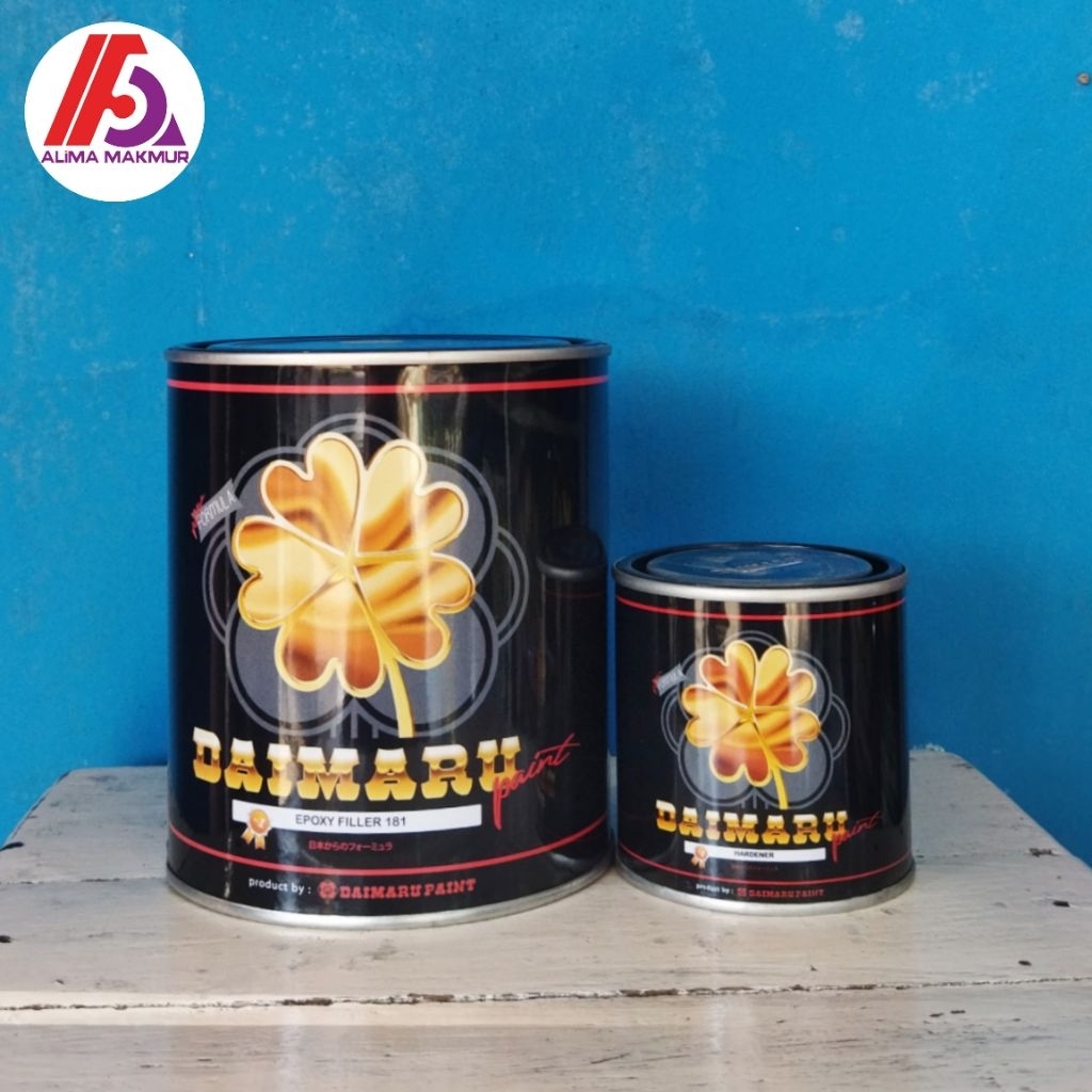 Epoxy Daimaru Black 1kg / Epoxy Daimaru Hitam / Epoxy Filler Hitam / Epoxy Filler Black