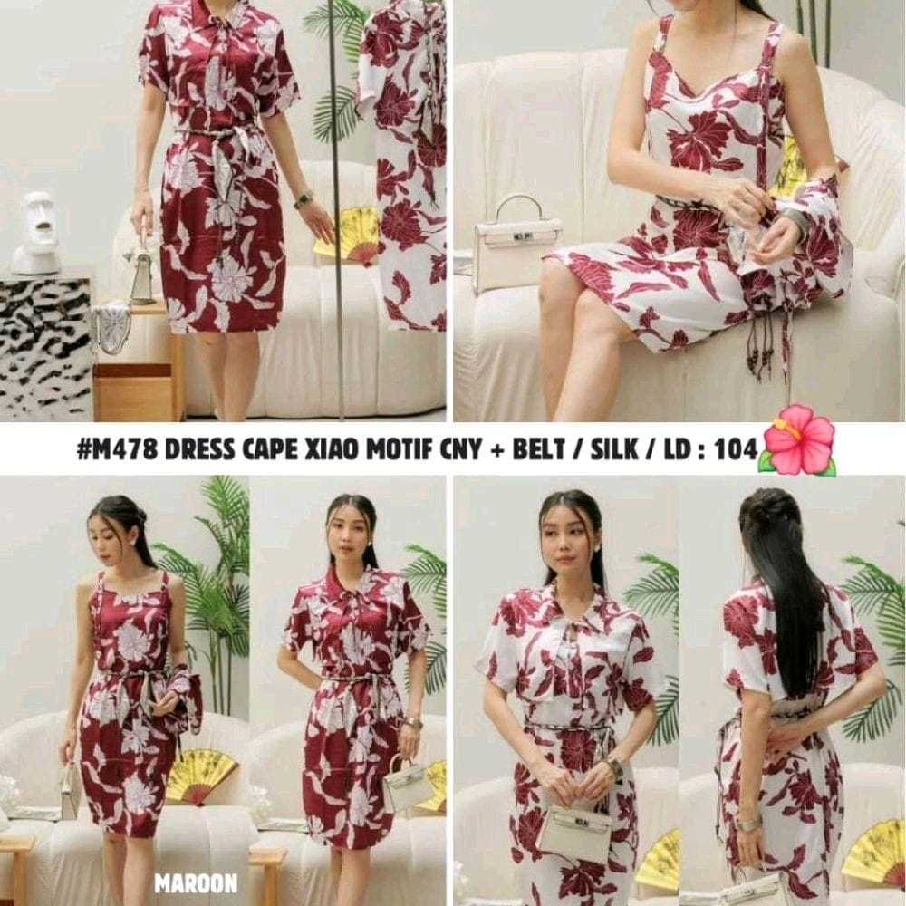 Dress cheongsam katun silky premium import quality | Dress cheongsam katun premium import quality | 