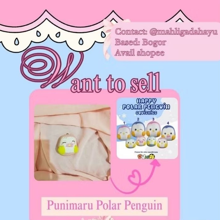 Punimaru polar penguin squishy