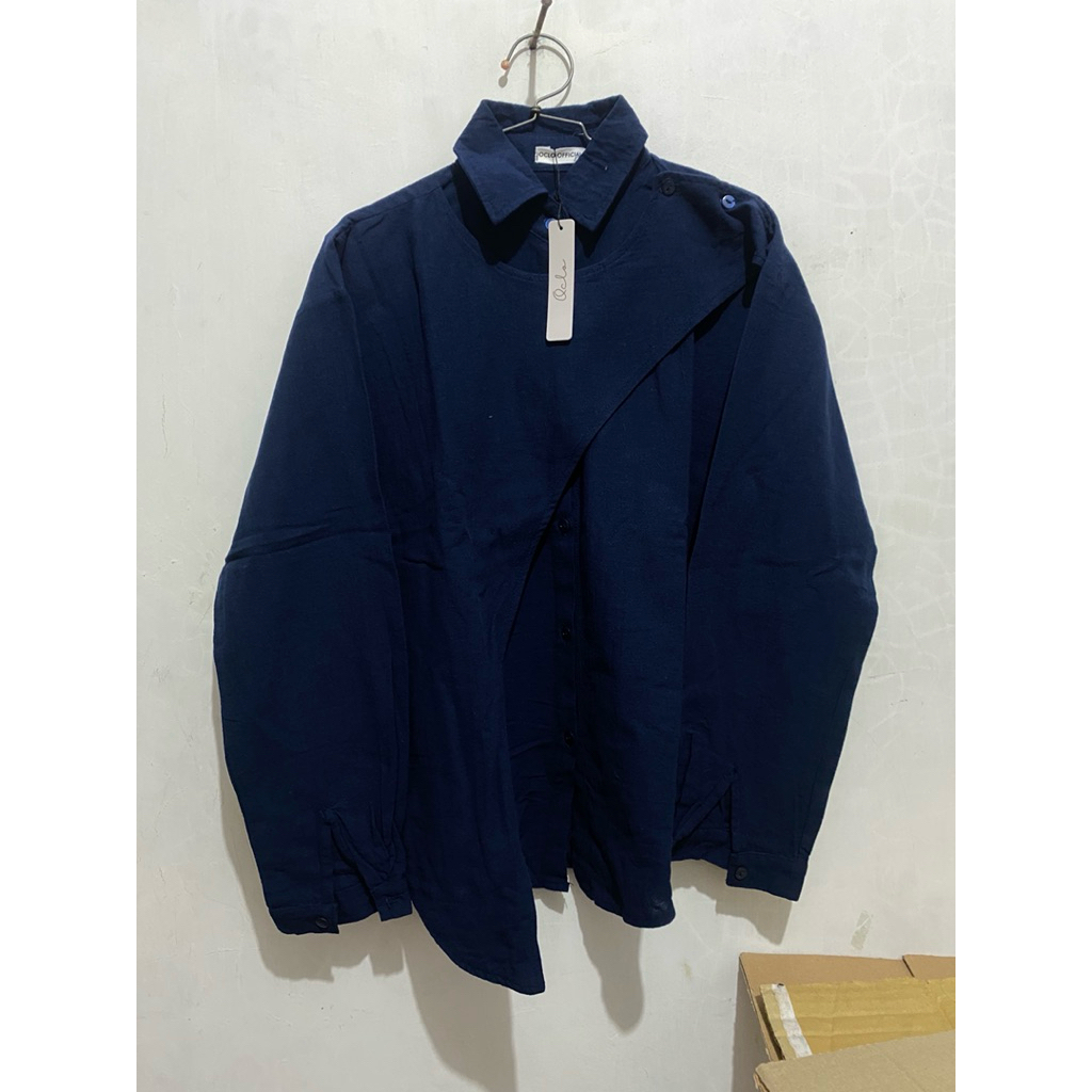 [NEW] Kemeja Oclo Official Oclo Kids Pociya Shirt Warna Nav