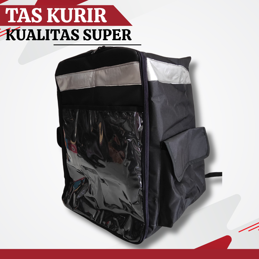 Tas obrok punggung tas kurir motor gendong tas angkut barang multifungsi