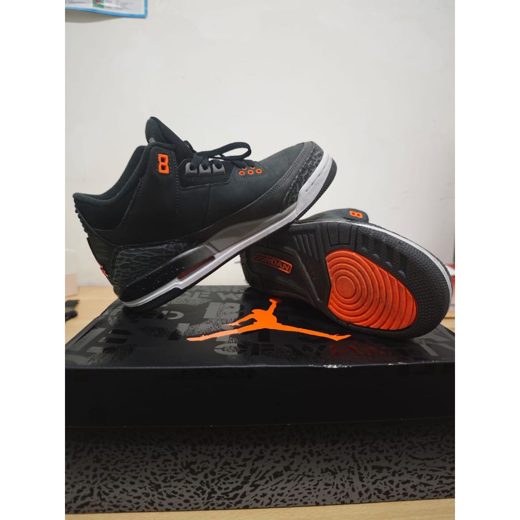 Nike Air Jordan 3 Retro GS Fear 2023 DM0967-080 Size 39 US 6.5Y Sepatu Basket
