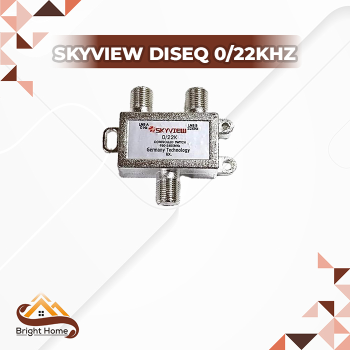 SKYVIEW 22K Switch 2x1 LNB 2 Receiver Parabola