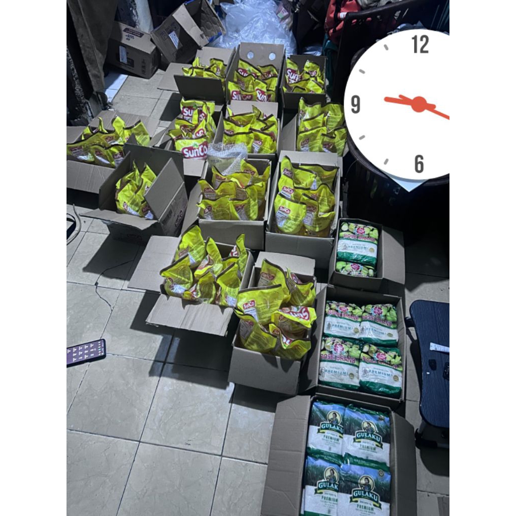 sunco 2l & gula 1kg kartonan