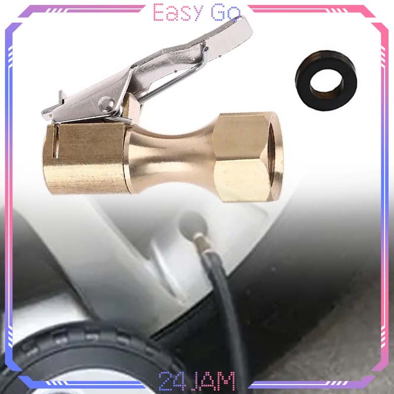 Tire Chuk Alat Isi Angin Ban Drat Kepala Chuck Pompa Angin Nitrogen Air Chuck Angin Tire Chuck Clip