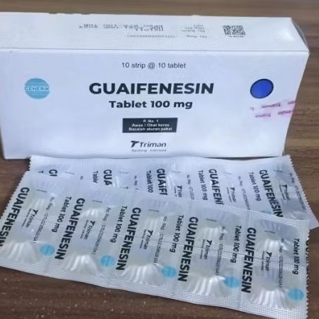 guaifenesin ( GG) tablet 10 tablet obat batuk