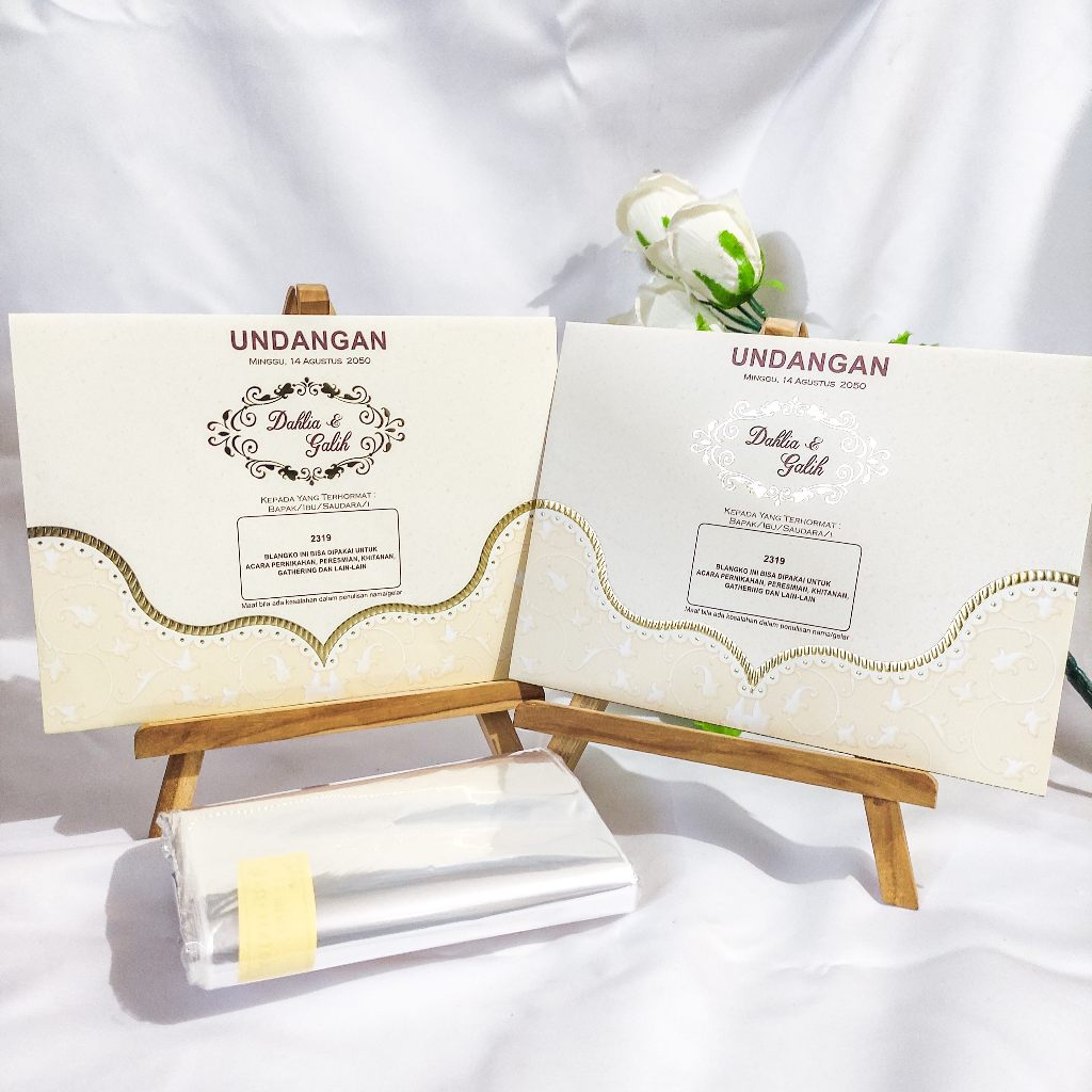 2319 Blangko Undangan Kosongan Erba 2319 amplop