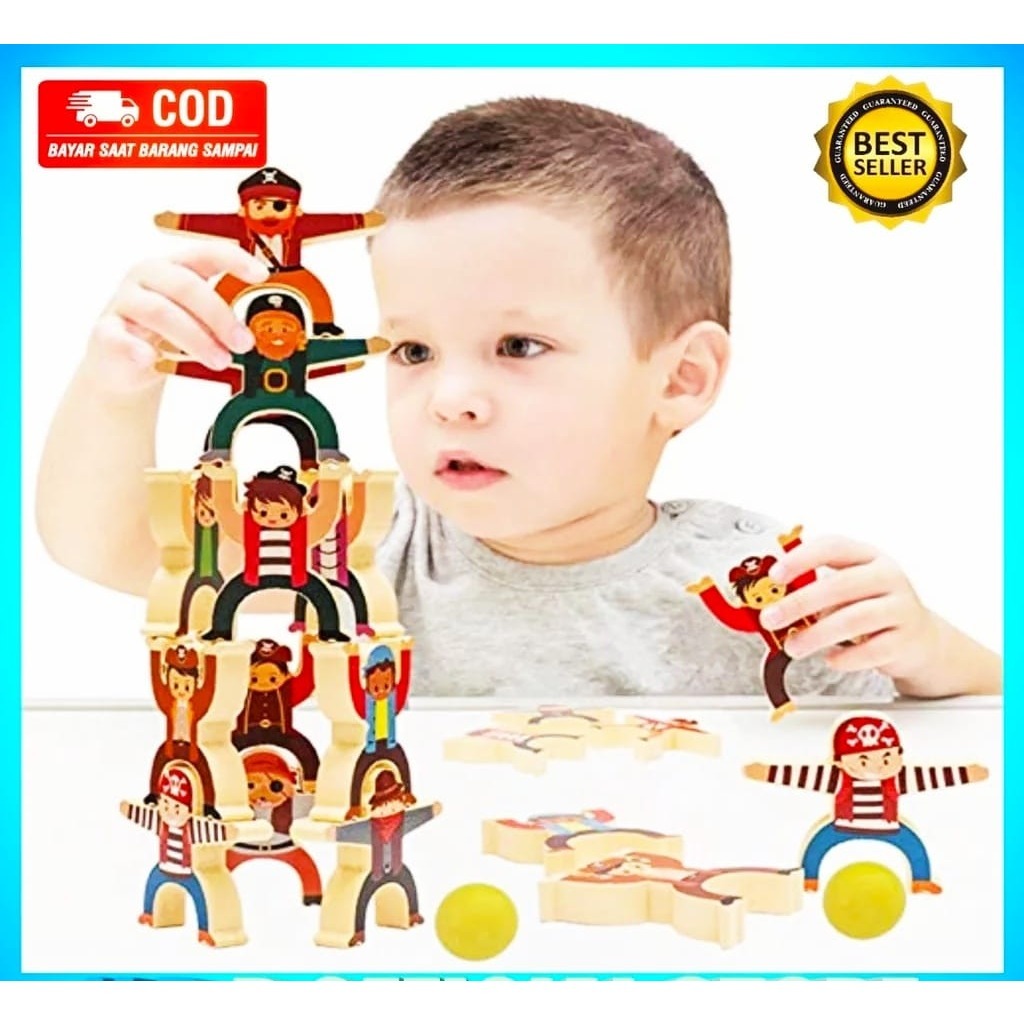 PROMO MAINAN STACKING BLOCK | MELATIH DAYA OTAK ANAK | STACKING BLOCK SH 223