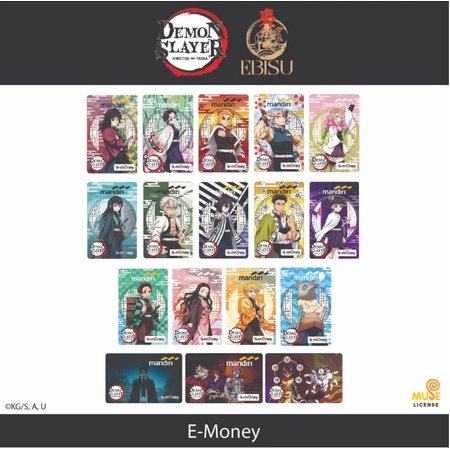 DEMON SLAYER EBISU KARTU E-MONEY MUICHIRO TOKITO