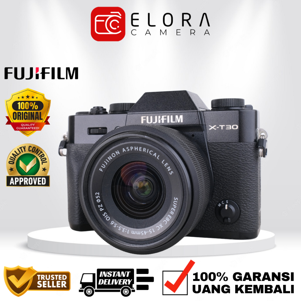 Fujifilm X-T30 Mark II Kit 15-45mm / Kamera Mirrorless Fujifilm X T30 Mark II Body Only / Fujifilm X