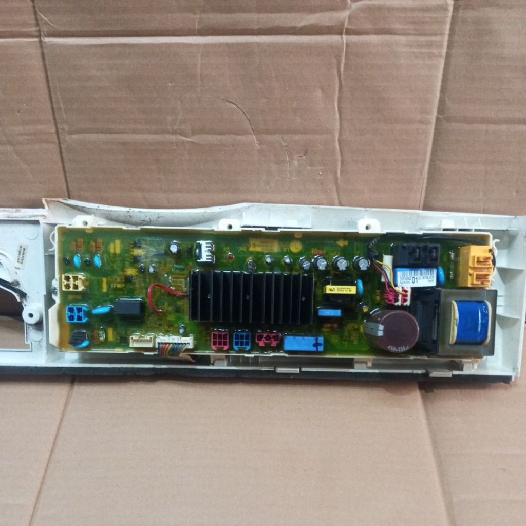 MODUL/PCB MAINBOARD MESIN CUCI FRONLOADING LG FM 1071 D6 COPOTAN ORIGINAL