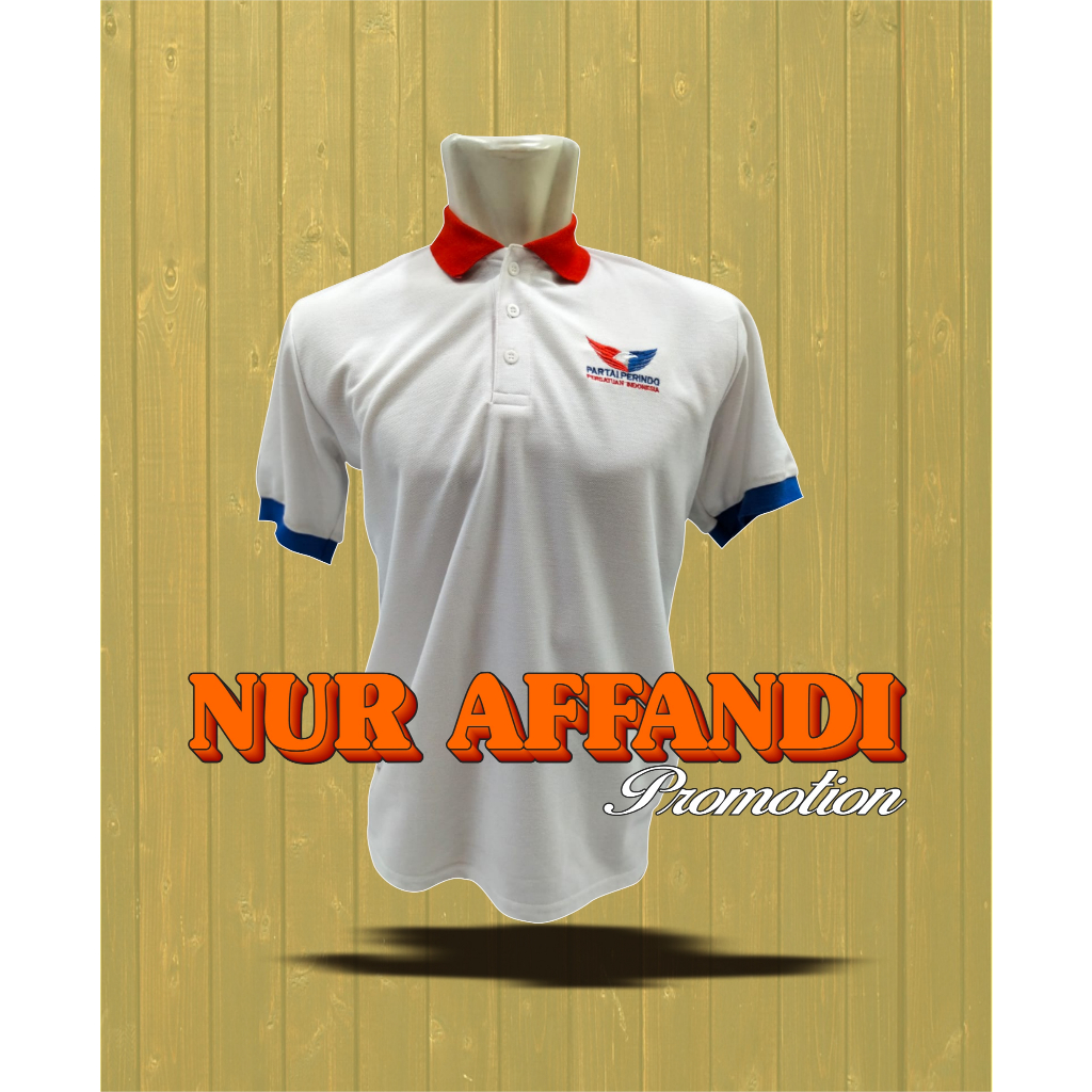 Kaos krah partai perindo/ kaos krah legan pendek partai perindo