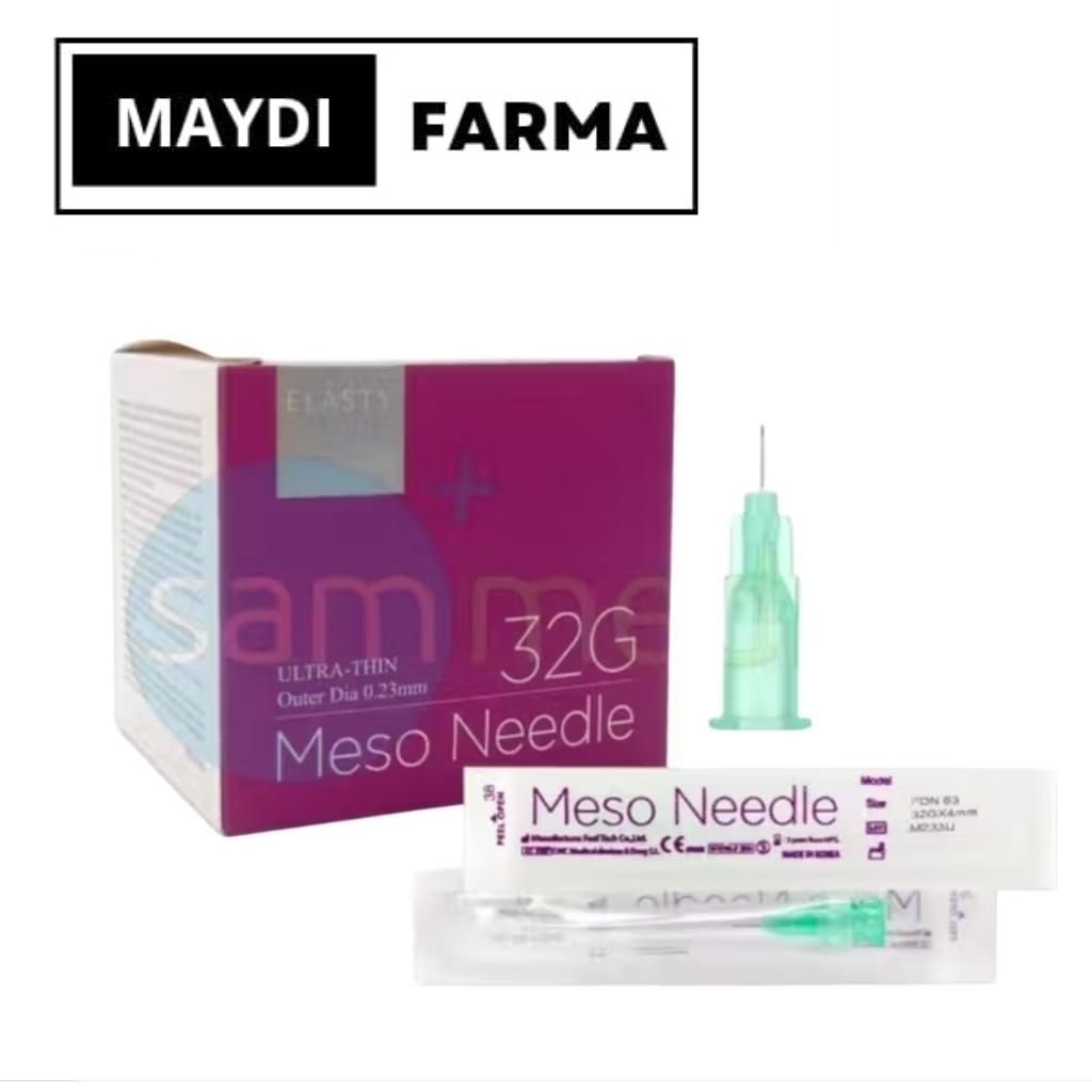 Elasty Meso Needle 32G 4MM Box isi 100 pcs - Jarum Mesoneedle Skinbooster