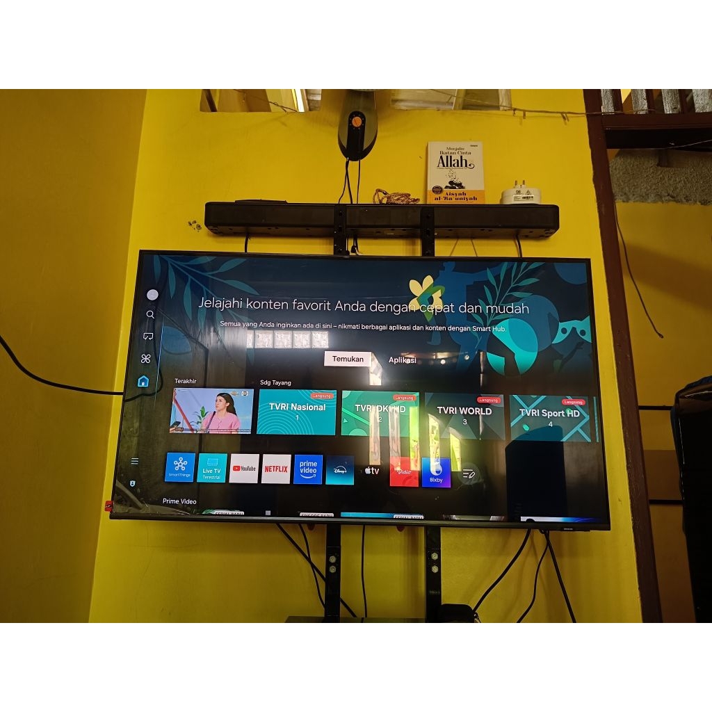 SEKEN FULSET TV Samsung 43" QLED 43Q60D + Soundbar Sony S100F