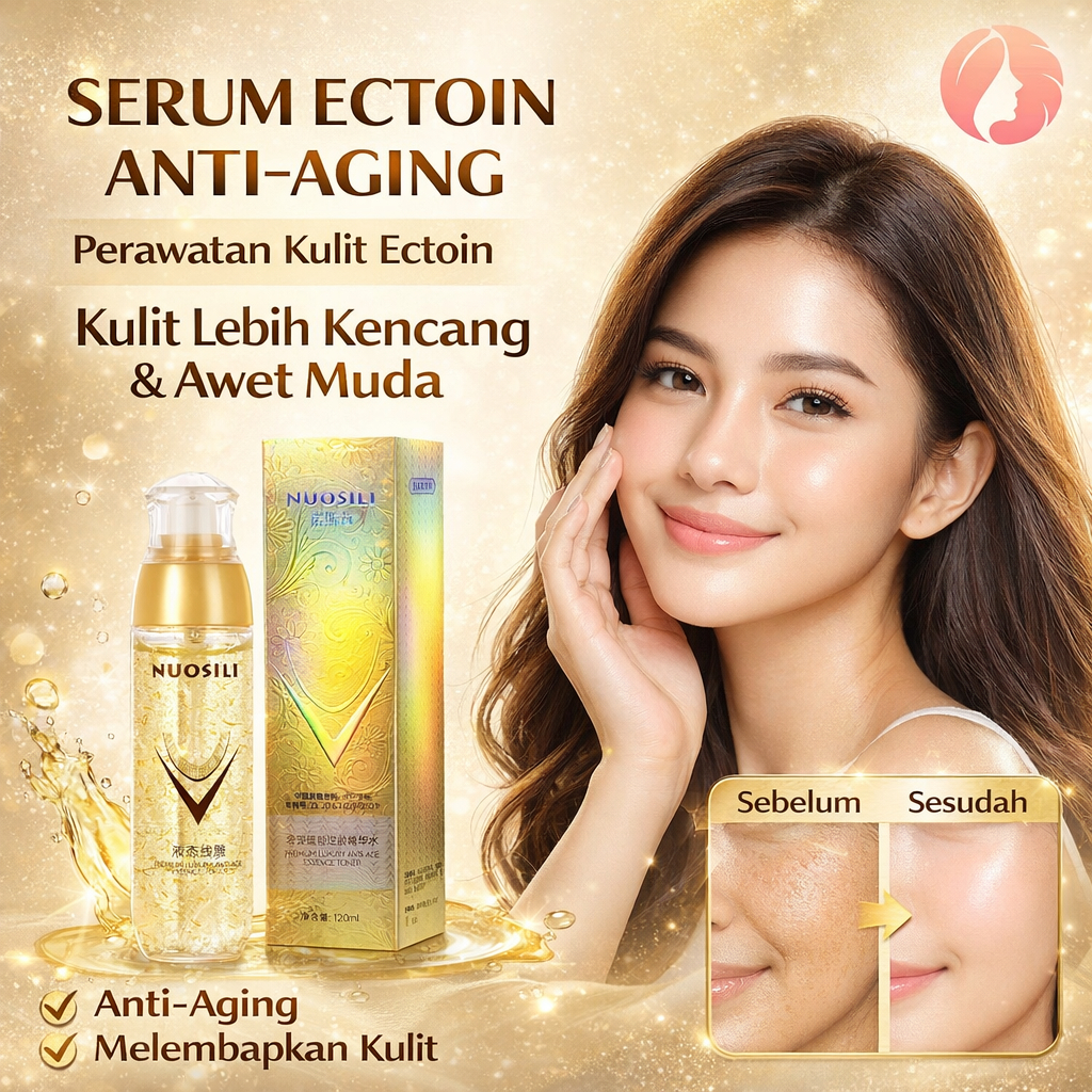 JUELREOU/ Air Esensi Anti-Penuaan Kedoin / Serum Anti-Penuaan / Mengurangi Kerutan dengan Cepat / Es