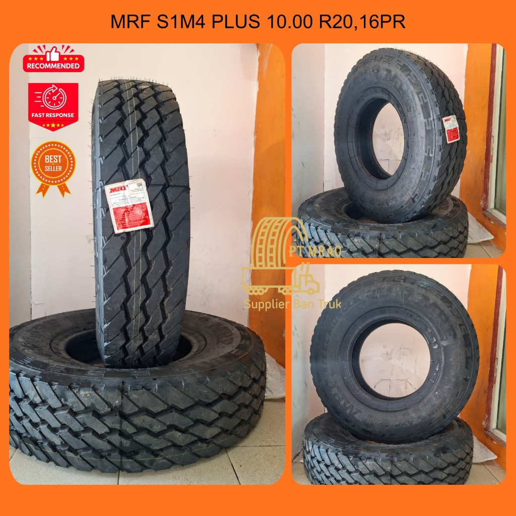 BAN TRUK KAWAT MRF 1000 R 20 SET (KOMPLIT), BAN TERKUAT DIBUMI BOSQUEE