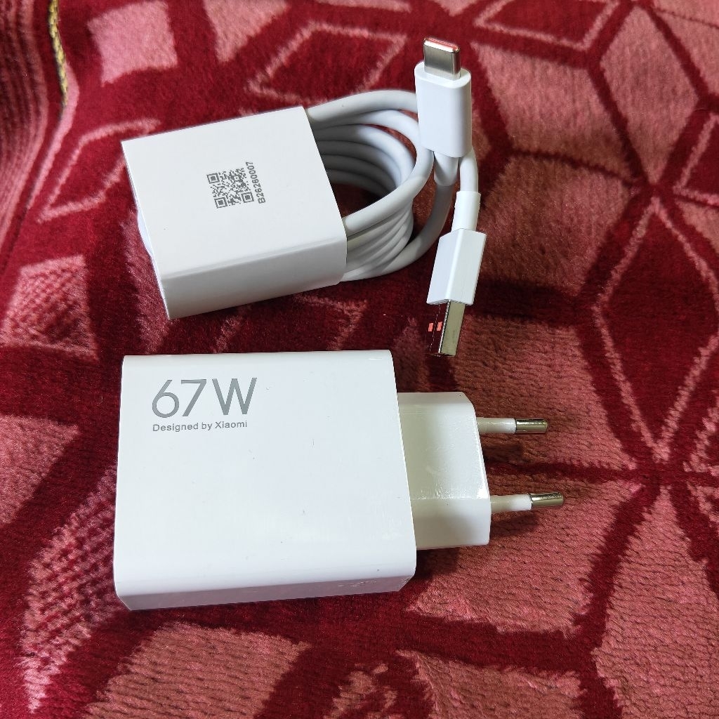 charger Xiaomi 67 watt original asli copotan bawaan hp