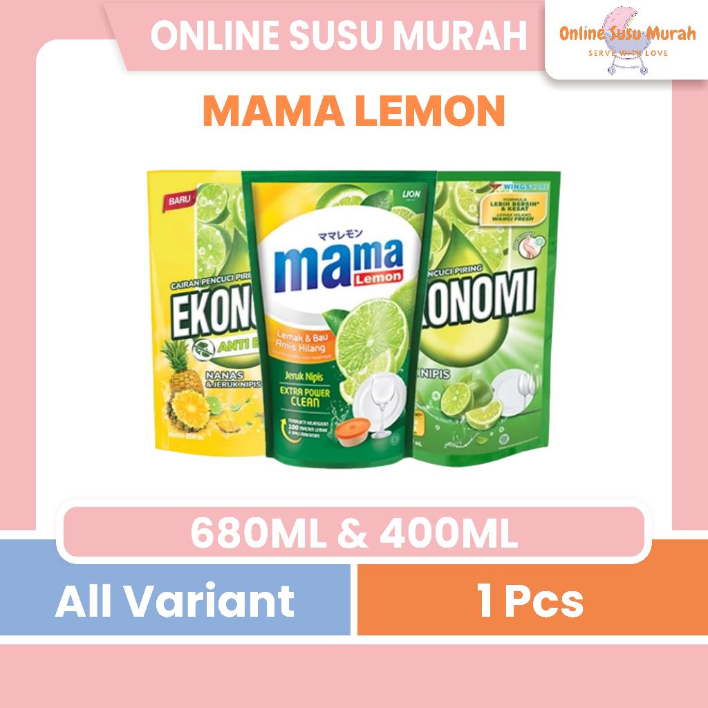 MAMA LEMON 680 ML SABUN CUCI PIRING JERUK NIPIS LIME LEMON REFILL 400 ML & 680 ML PRLA