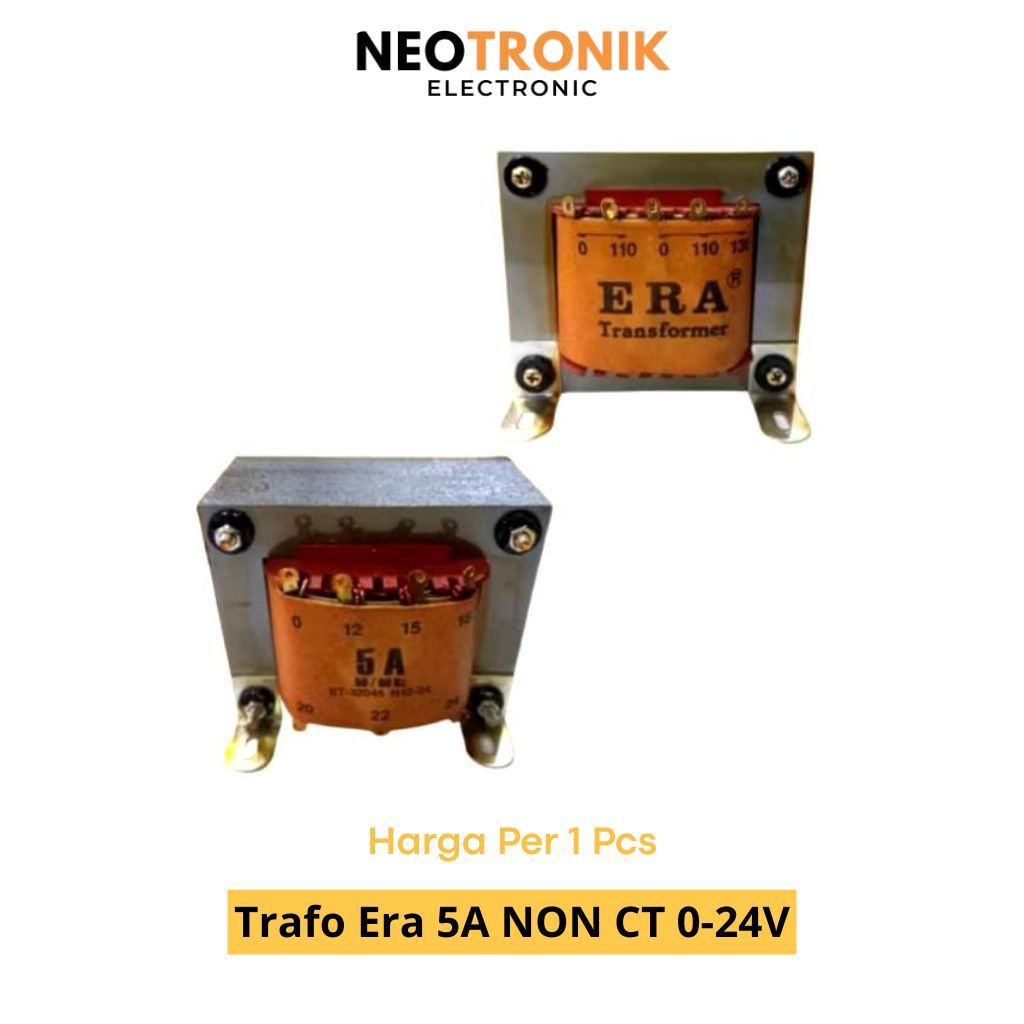 Trafo Era 5A Non CT 0-24V Stabil Handal