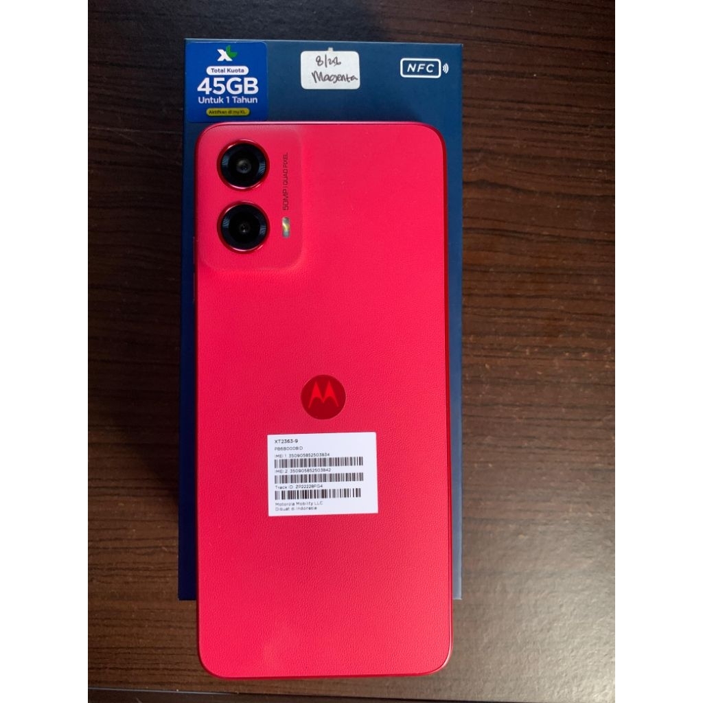 Motorola moto g45 5G GRATIS KARTU XL KUOTA 1 TAHUN