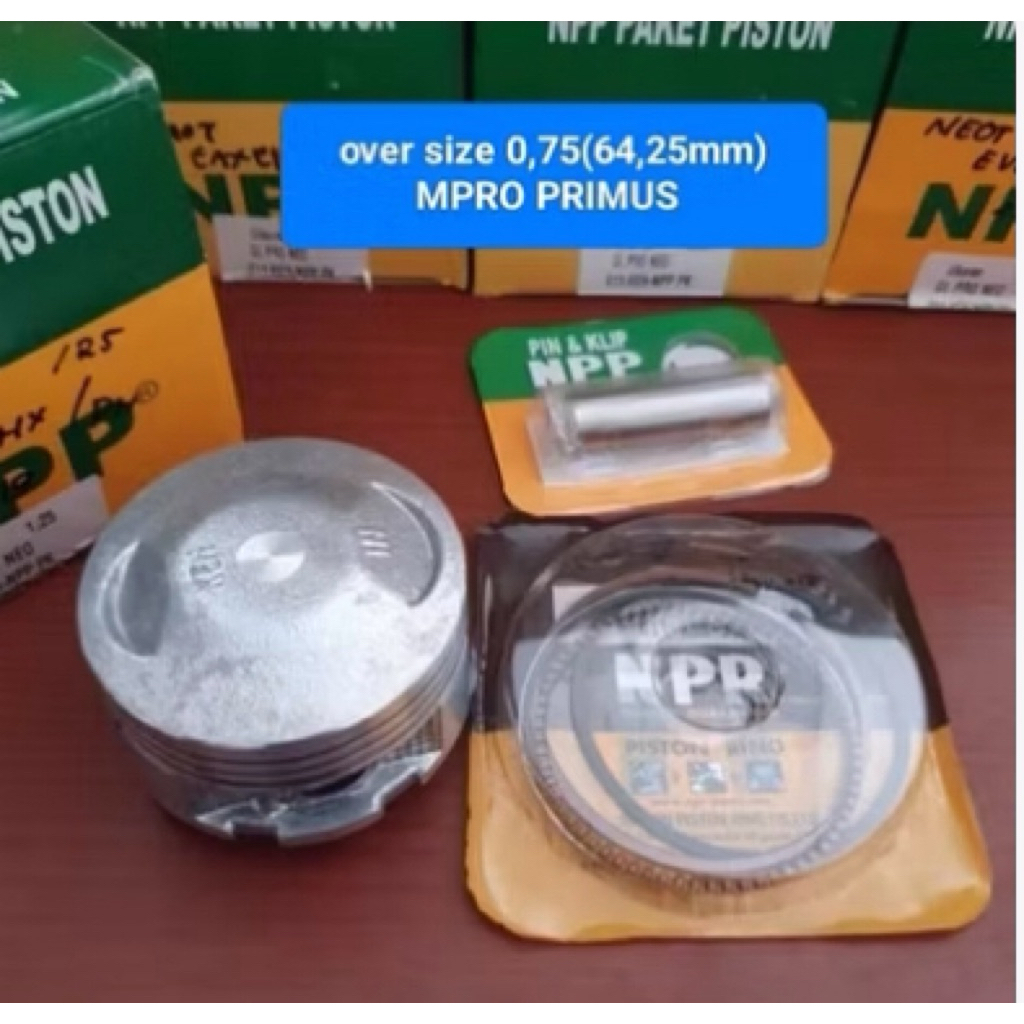 PISTON KIT MEGAPRO PRIMUS OVERSIZE 0,75 NPP