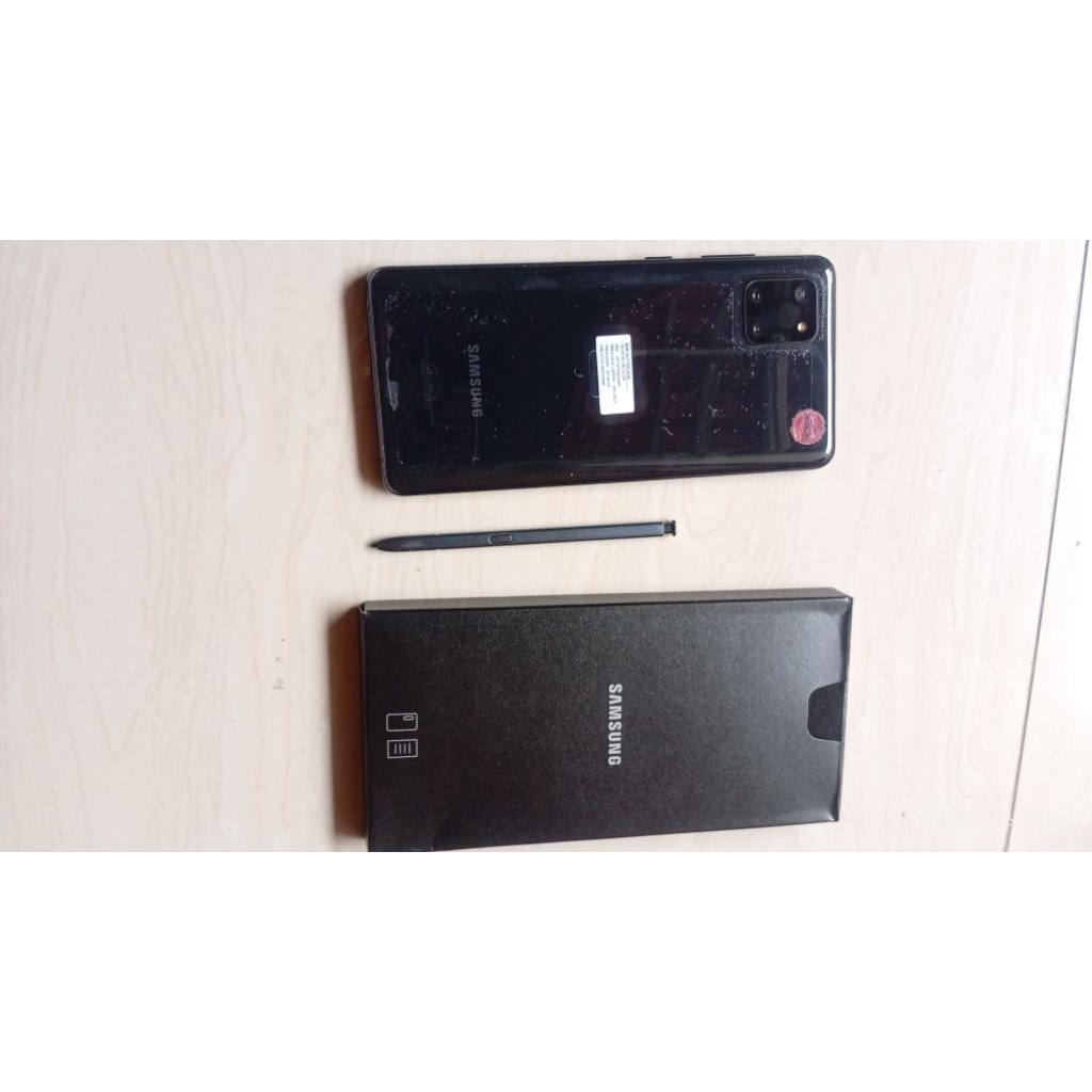Samsung Galaxy Note 10 Lite , kondisi bekas , Fullset