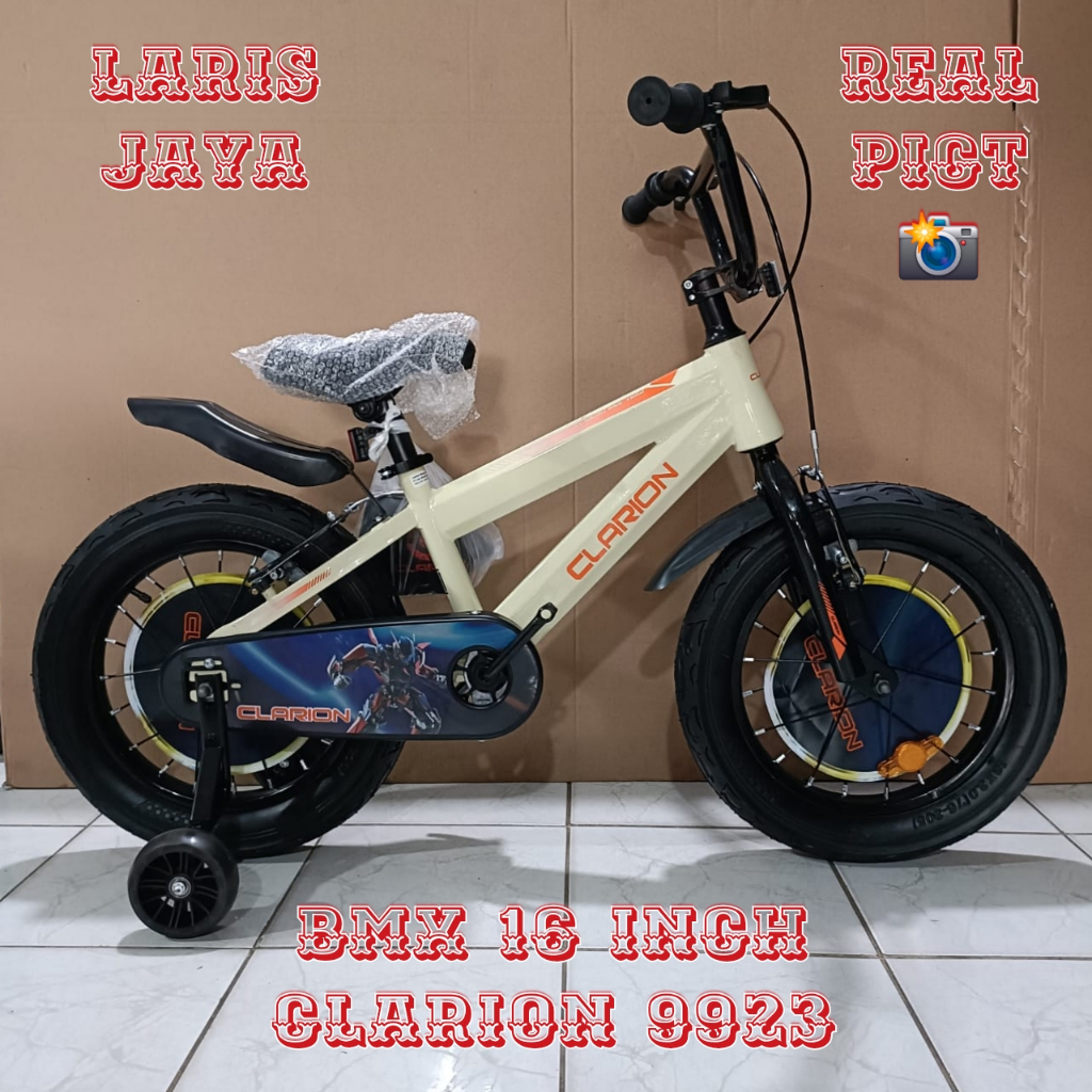 BONUS BELL SEPEDA ANAK LAKI LAKI UKURAN 16 INCH CLARION SEPEDA BMX 16 INCH PHOENIX