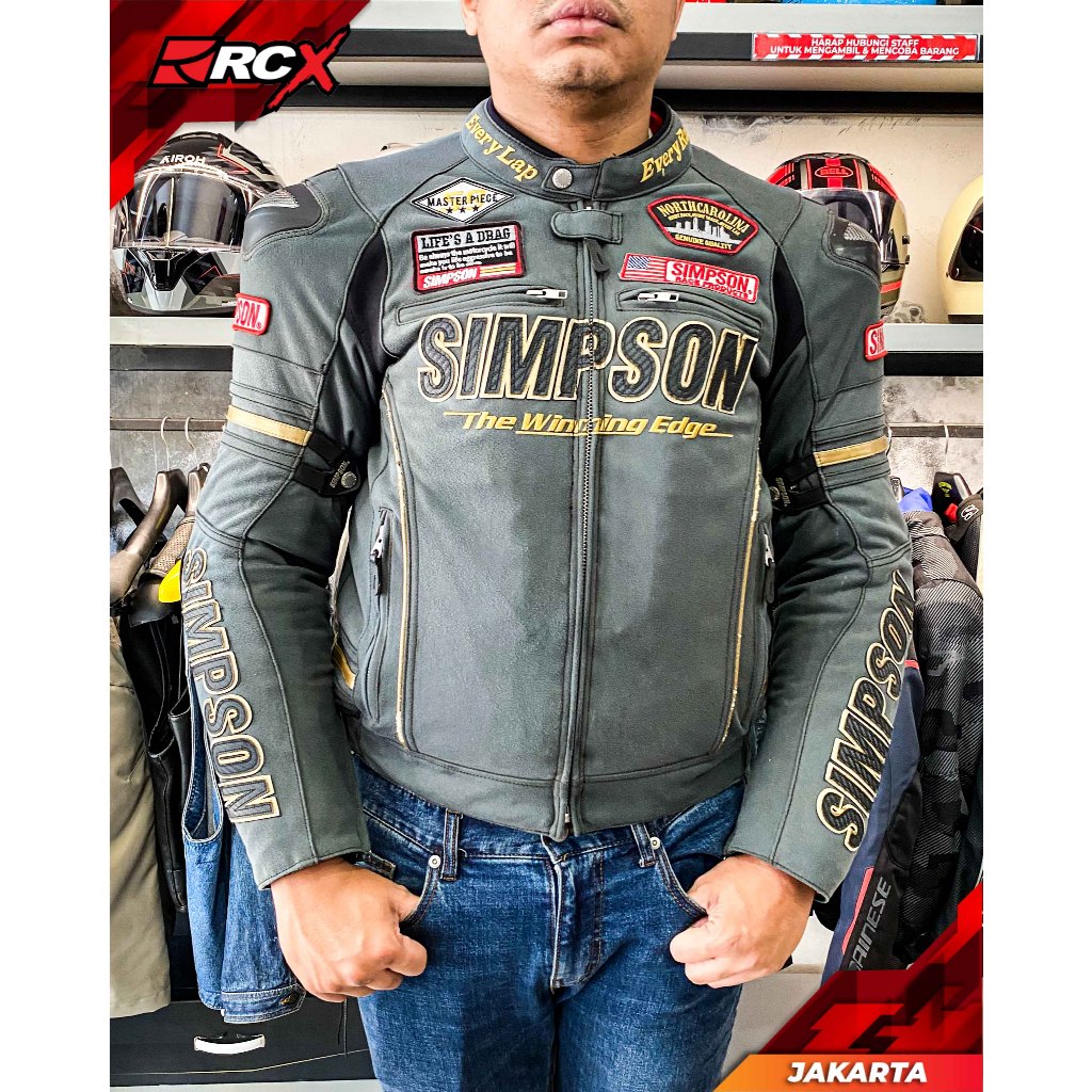 Jacket SIMPSON SJ-7139 PRM Grey Original 2nd second bekas RCX