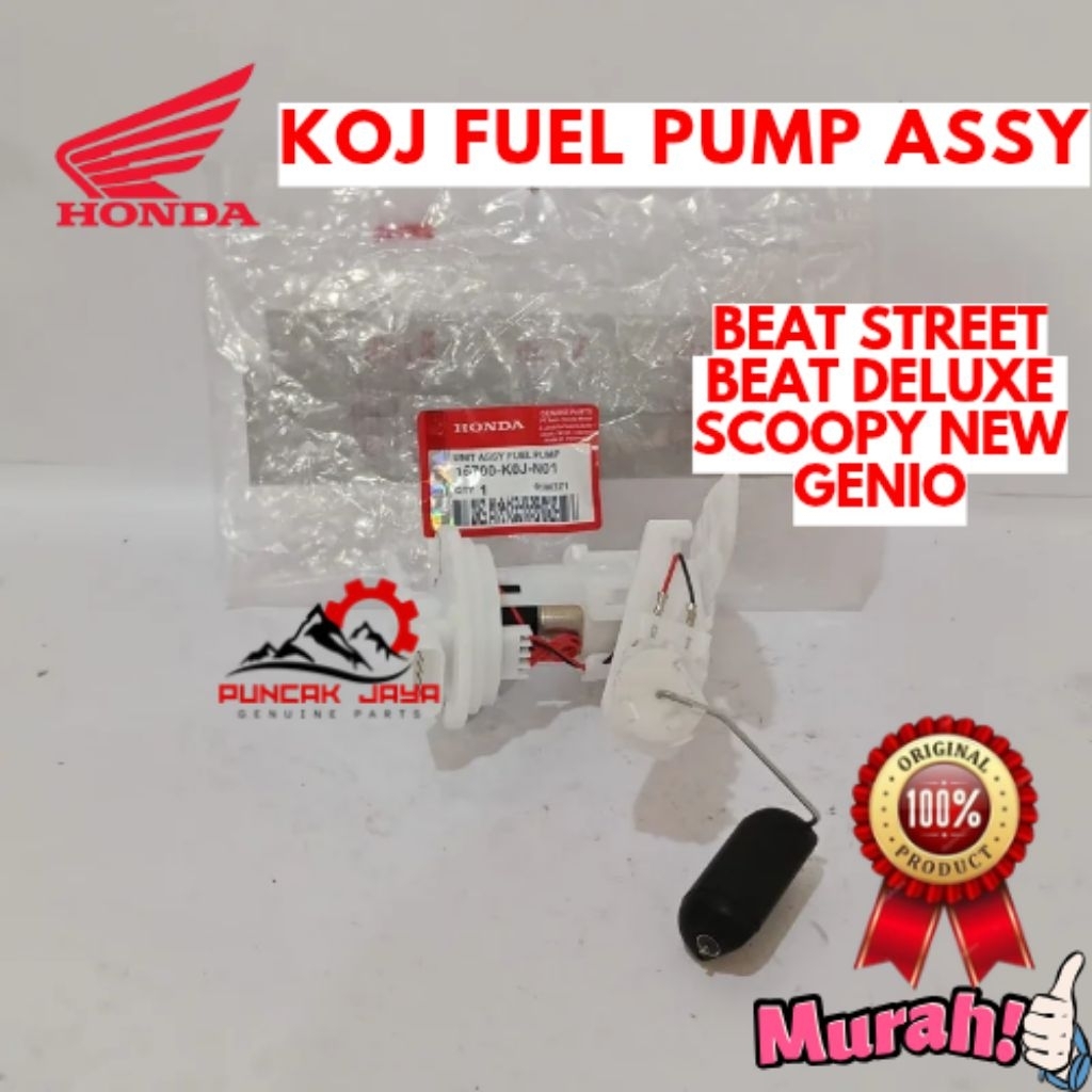 FUEL PUMP ASSY ORIGINAL YAMAHA KODE KOJ, FUEL PUMP ASSY BEAT STREET, FUEL PUMP ASSY BEAT DELUXE, FUE