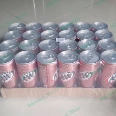A&W minuman kaleng soda Per Dus ( isi 24 x 250ml ) AW SARSAPARILA