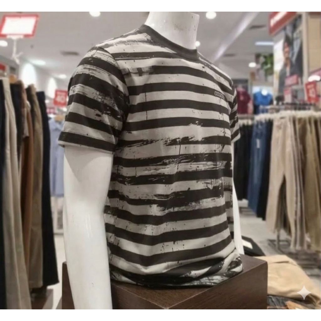 T-SHIRT PRIA LENGAN PENDEK REGULER FIT GABRIELLE JEANS