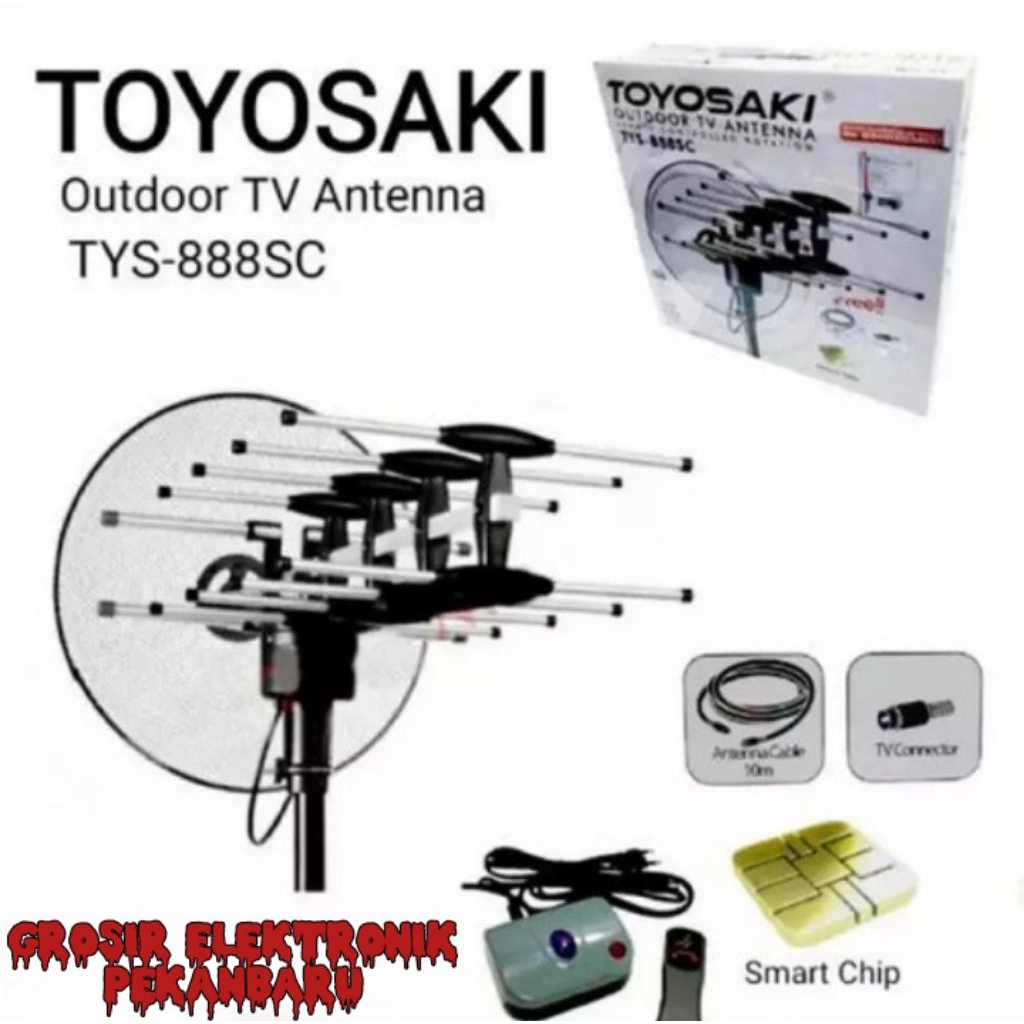 ANTENA TV DIGITAL OUTDOOR TOYOSAKI TYS-888SC