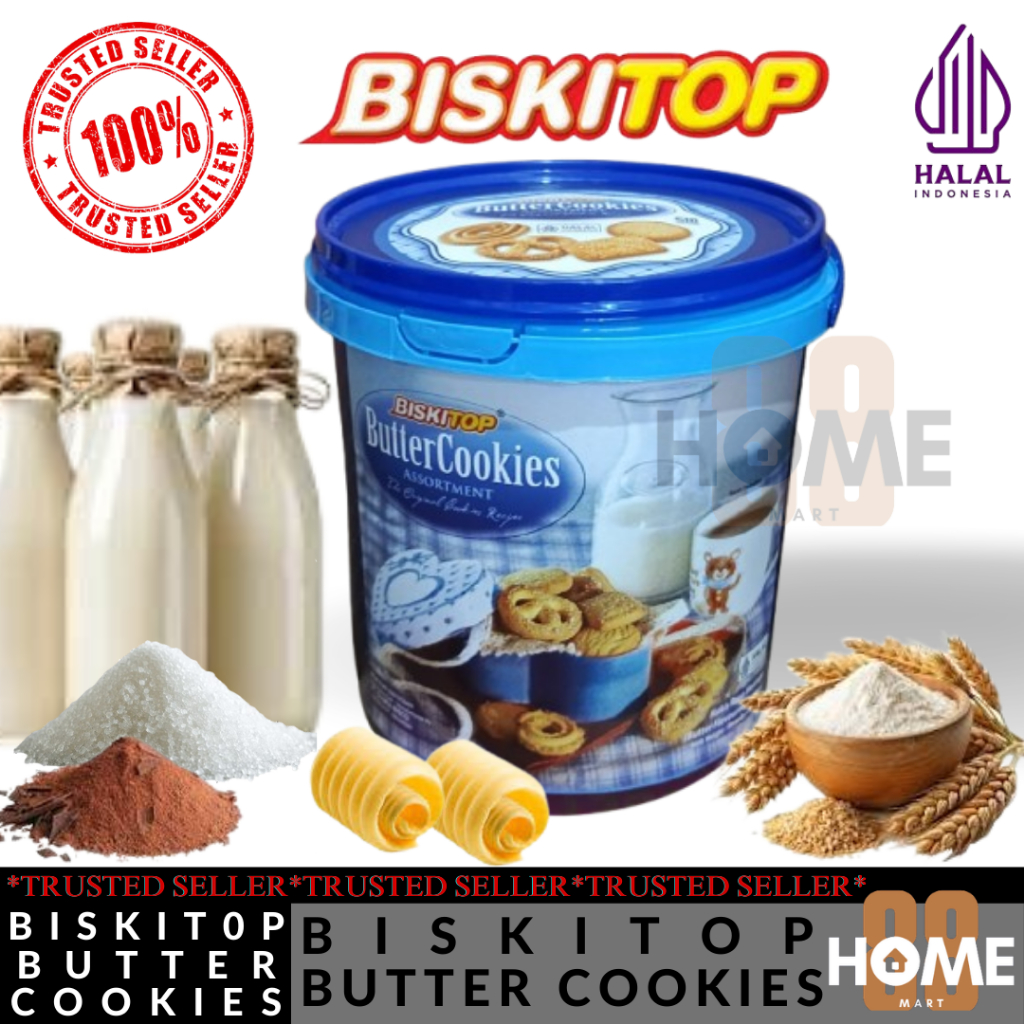 BISKITOP BISKUIT 400GR / BISKITOP EMBER HANDEL / BISCUIT ASSORTED / BISKUIT LEBARAN