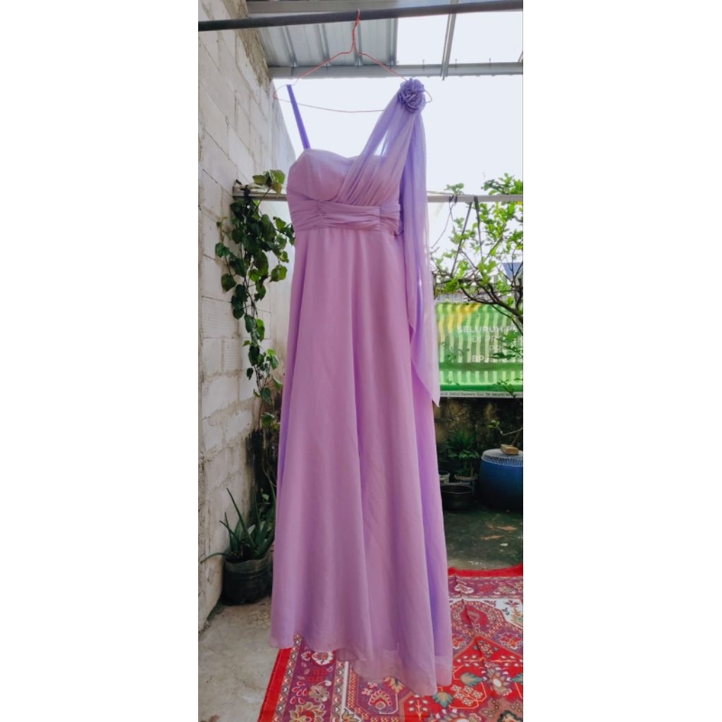 Dress/Gaun Pesta Fairy Lilac - Party - Photoshoot - Brithday - Bridesmaid - Kondangan