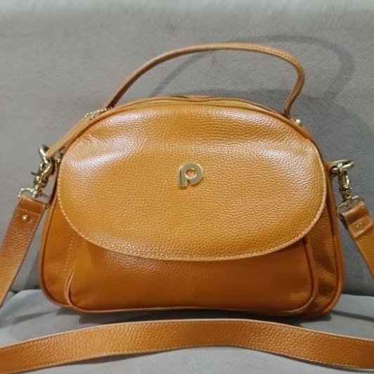 TAS SELEMPANG PAPILLON SEKEN WARNA KUNING MULUS BANGET