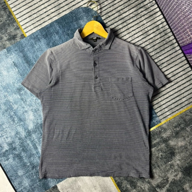 KAOS POLO UNIQ LO STRIPE NAVY BLUE SECOND