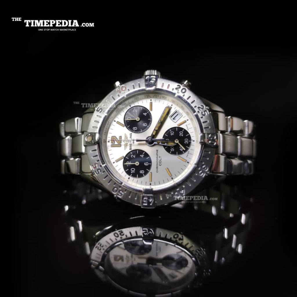 Breitling Colt Chronograph  Panda Dial 38mm Quartz