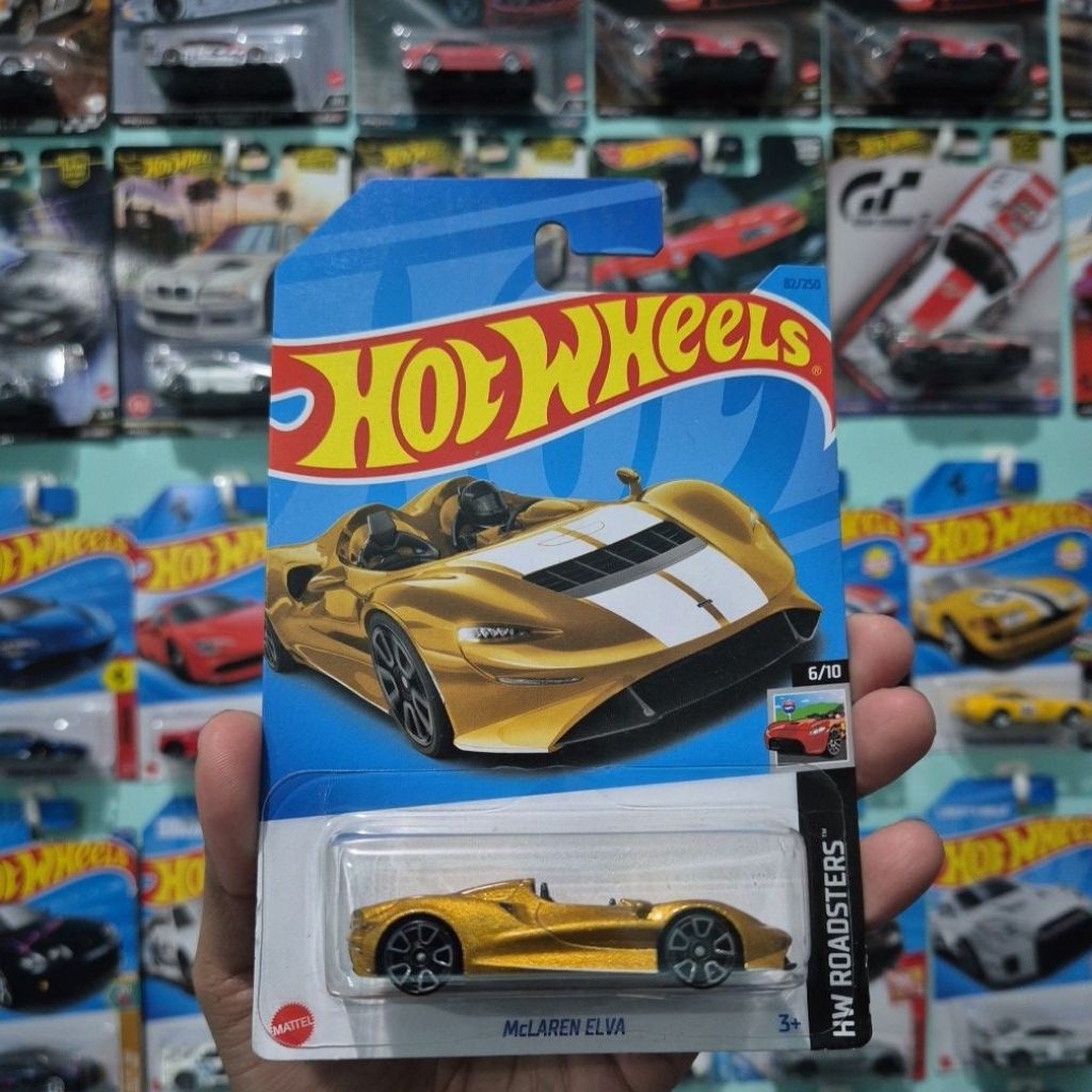 HOT WHEELS MCLAREN ELVA GOLD