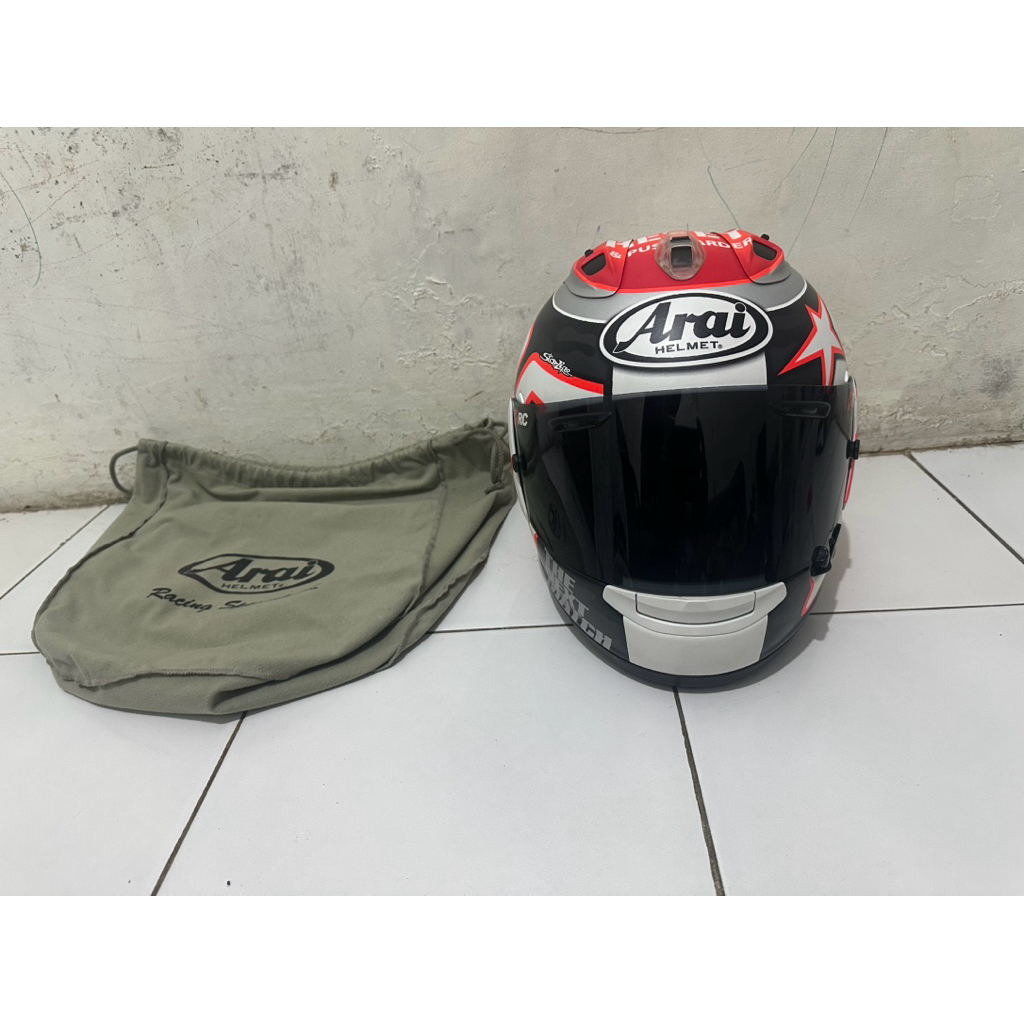 Helm Arai rx7x hayden reset