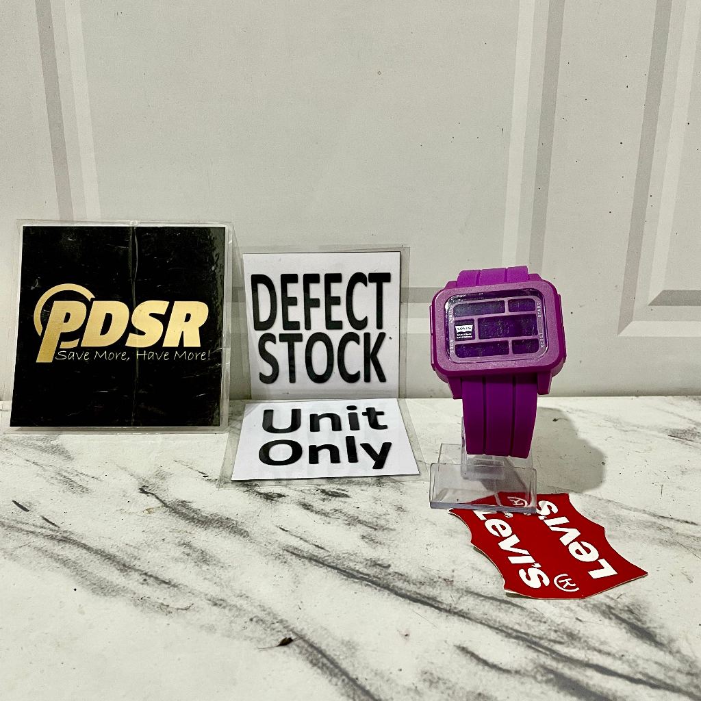 JAM TANGAN LEVIS LTI0105 PURPLE UNIT ONLY ORIGINAL RESMI (DEFECT)