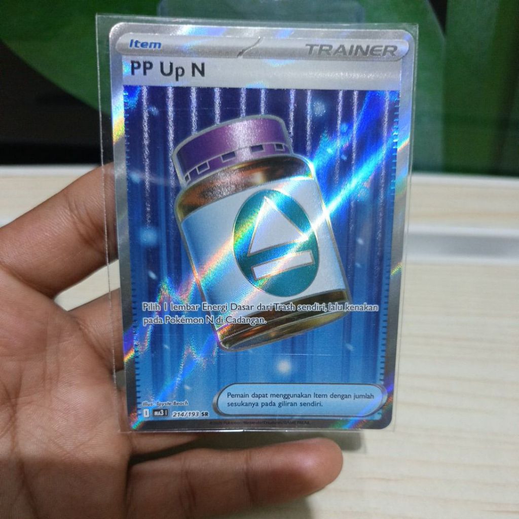 Kartu pokemon PP Up N SR TCG Free sleeve &top loader