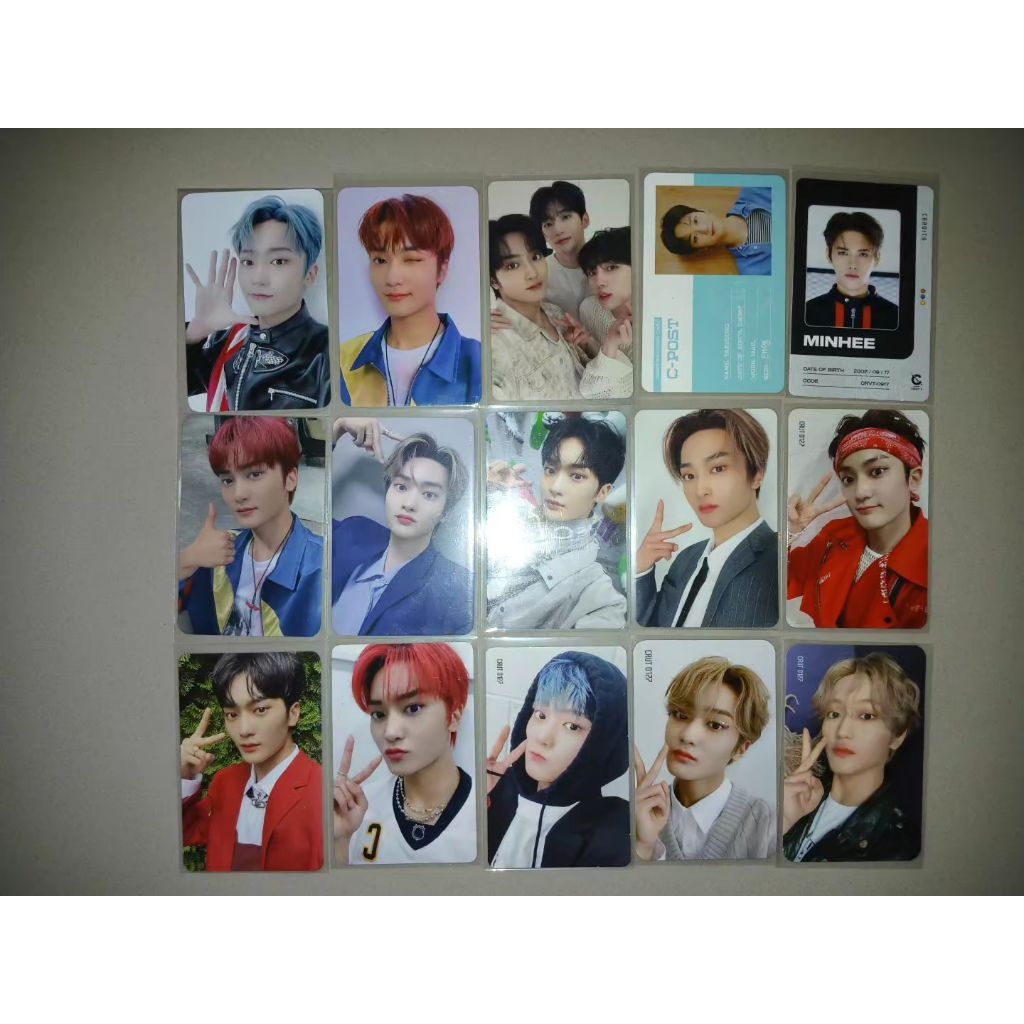 PHOTOCARD OFFICIAL CRAVITY TAEYOUNG SEONGMIN MINHEE JUNGMO