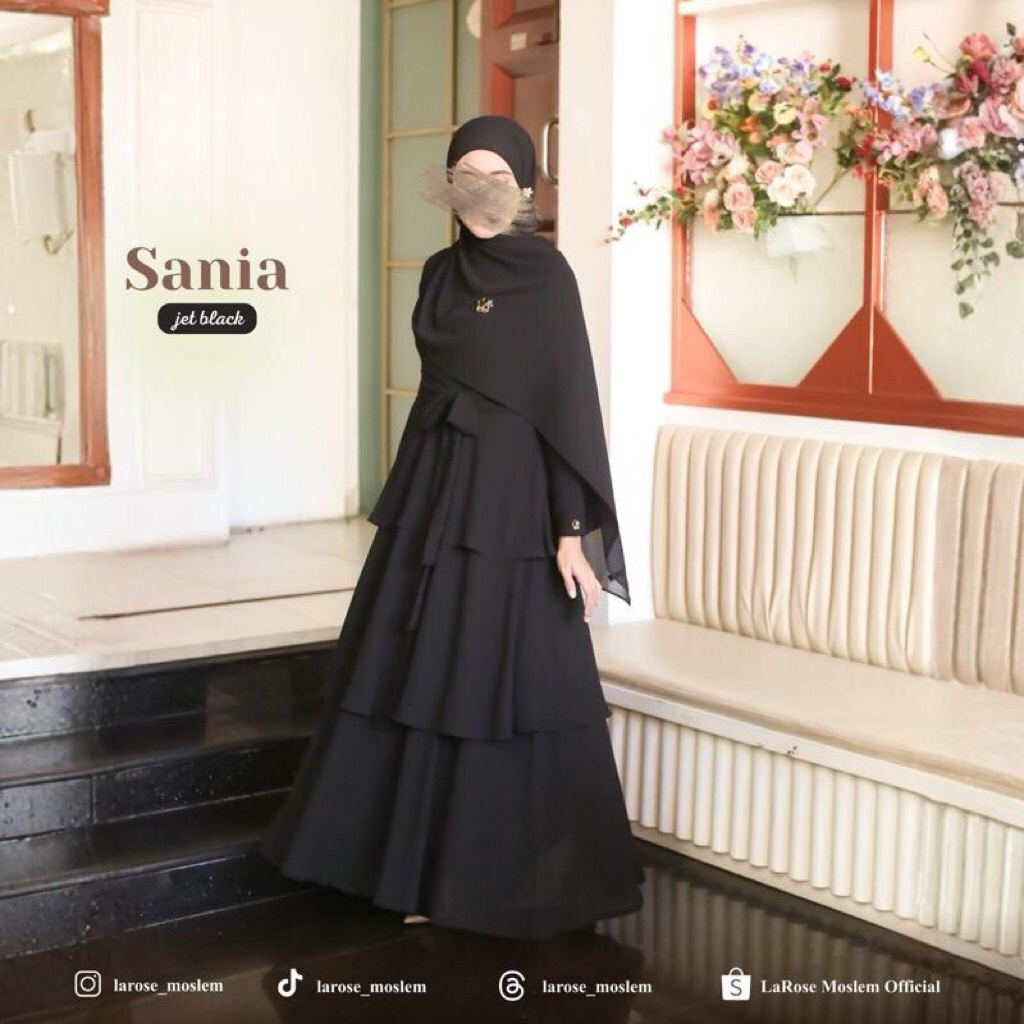 Larose moslem - gamis wanita elegan