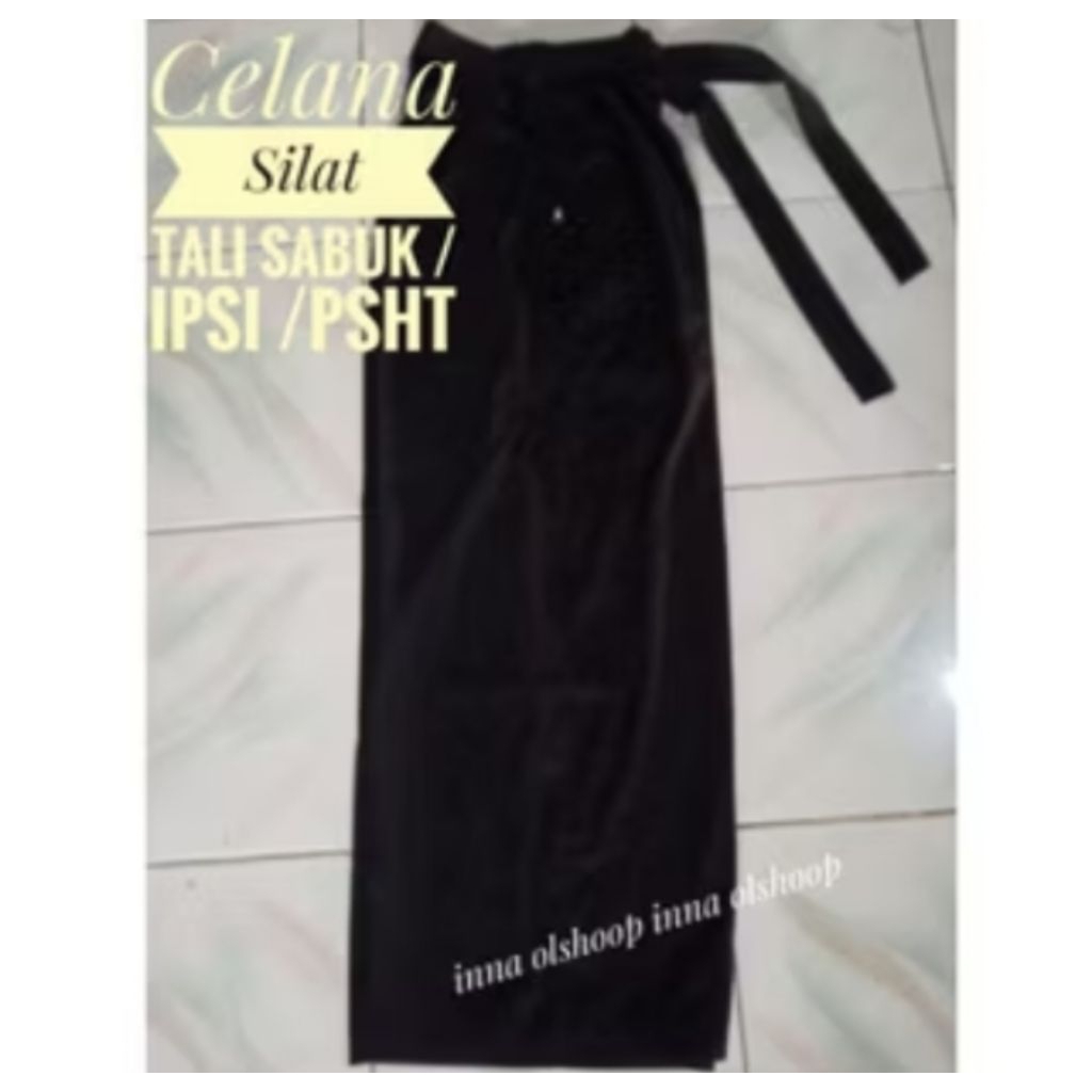 Celana silat tali sabuk/celana silat murah/celana silat model tali sabuk/PSHT/ipsi