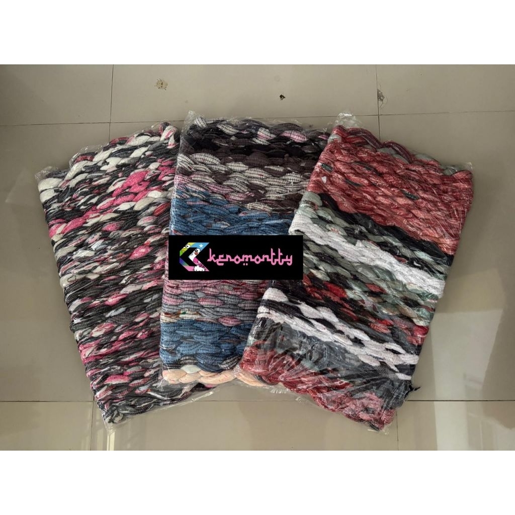 KESET SUPER TEBAL NYERAP AIR KESET ANYAM MUTIARA WARNA PELANGI