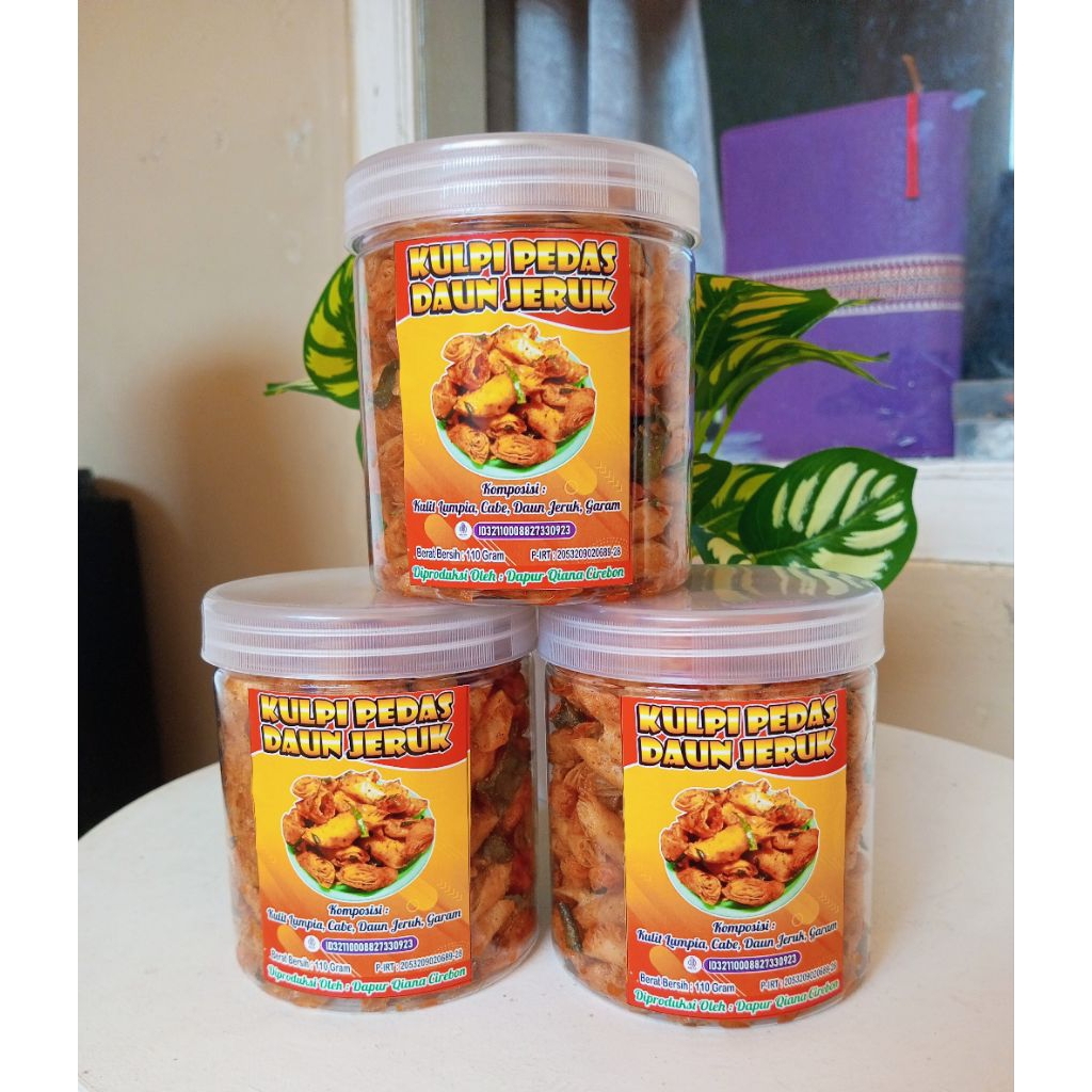 kulpi pedas daun jeruk Dapur Qiana toples 600 ml